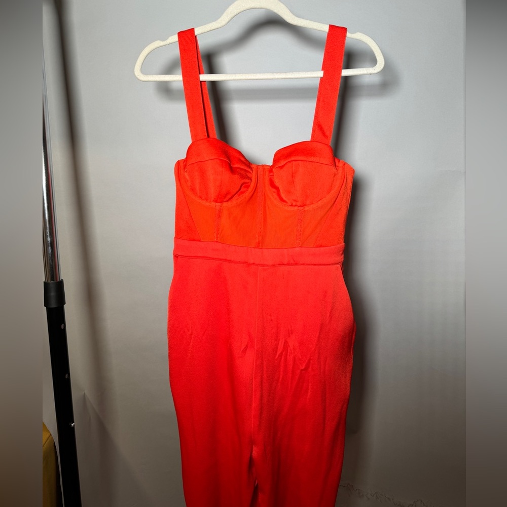 NBD, Red Jumpsuit, Size S